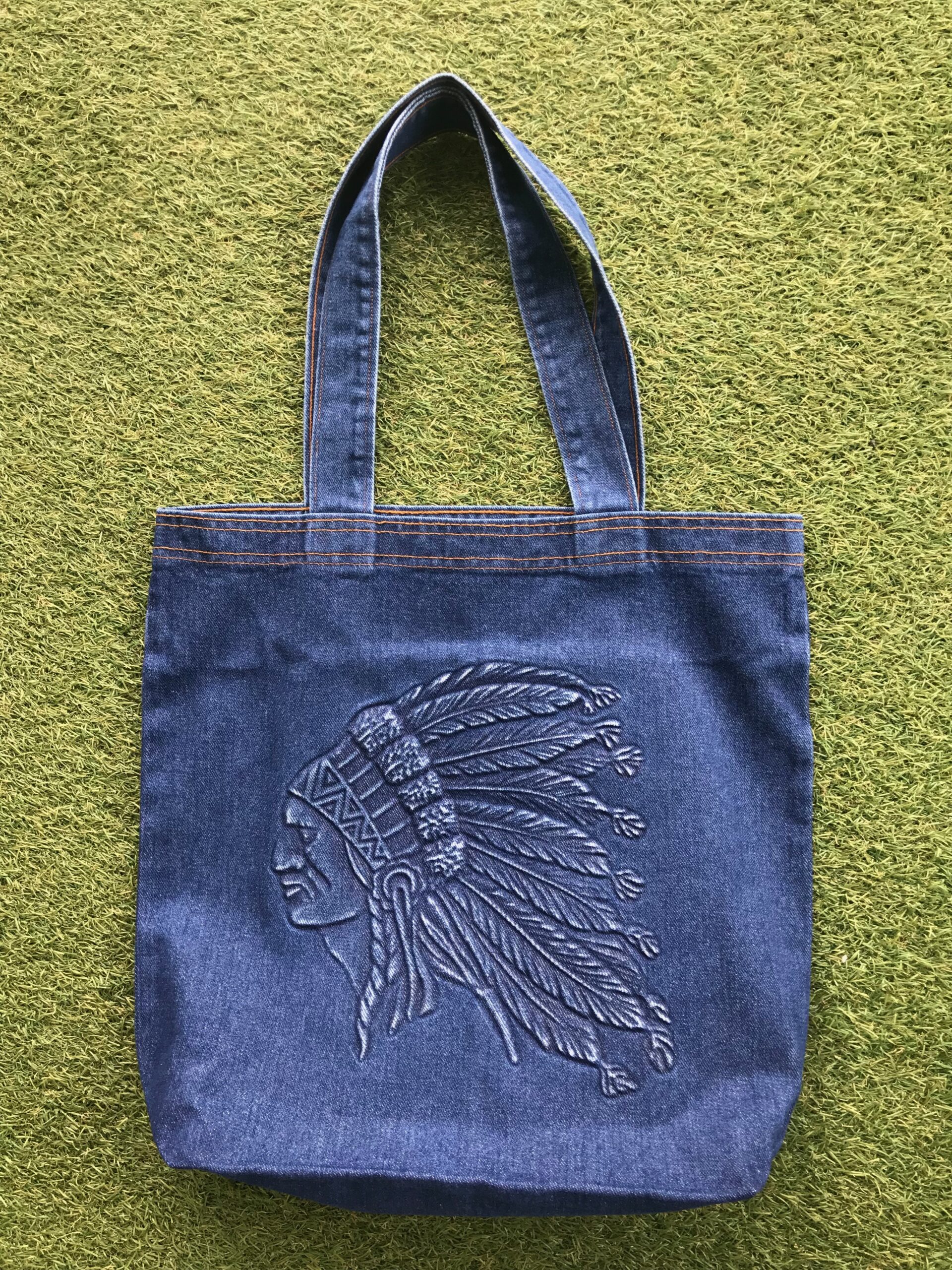 Denim chief tote bag YOB Australia